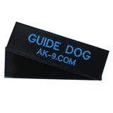 AK-9 Pair of Dog Warning Patches For Harnesses and Leads