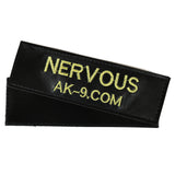 AK-9 Pair of Dog Warning Patches For Harnesses and Leads