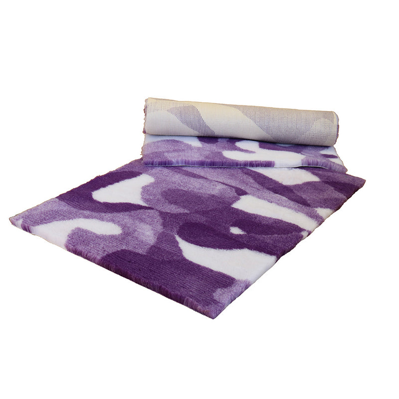 Non-Slip Vetfleece - Purple with White Camouflage