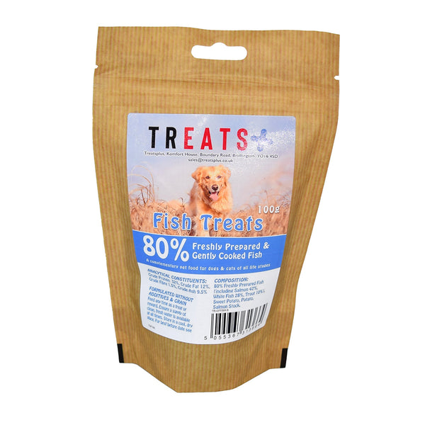 Treats+ Grain Free 80% Fish Treats