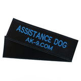 AK-9 Pair of Dog Warning Patches For Harnesses and Leads