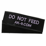 AK-9 Pair of Dog Warning Patches For Harnesses and Leads