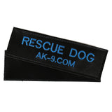 AK-9 Pair of Dog Warning Patches For Harnesses and Leads