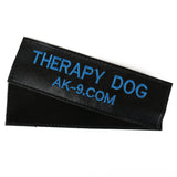 AK-9 Pair of Dog Warning Patches For Harnesses and Leads