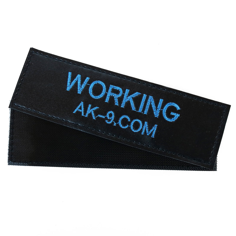 AK-9 Pair of Dog Warning Patches For Harnesses and Leads